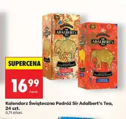 Biedronka Kalendarz Świąteczna Podróż Sir Adalbert’s Tea, 24 szt oferta