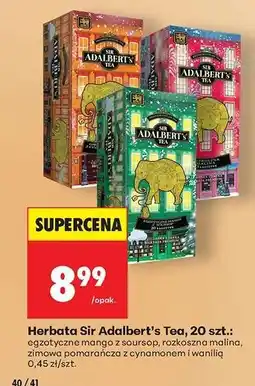 Biedronka Herbata Sir Adalbert’s Tea, 20 szt oferta