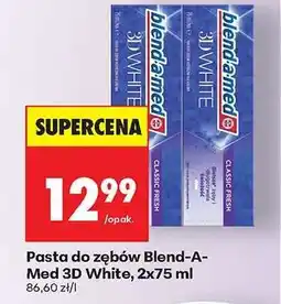 Biedronka Pasta do zębów blend-a-med 3D White, 2x75 ml oferta