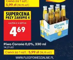 Biedronka Piwo Corona 0,0%, 330 ml oferta