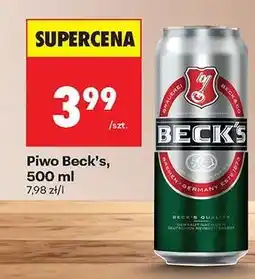 Biedronka Piwo Beck's 500 ml oferta