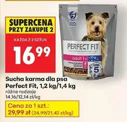 Biedronka Sucha karma dla psa Perfect Fit 1,2 kg 1,4 / kg oferta
