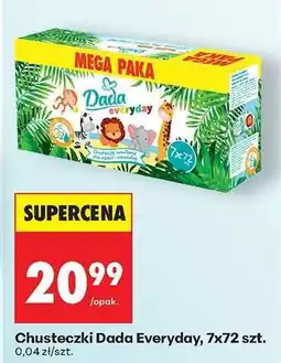Biedronka Chusteczki Dada Everyday 7x72 szt oferta