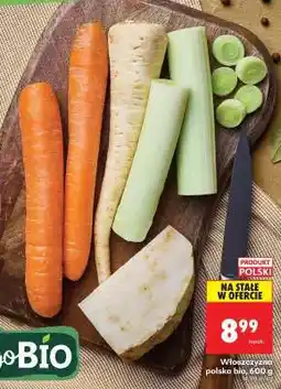 Biedronka Włoszczyzna polska bio, 600 g oferta