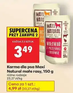 Biedronka Karma dla psa Maxi Natural małe rasy, 150 g oferta