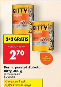Biedronka Karma pasztet dla kota Kitty, 400 g oferta