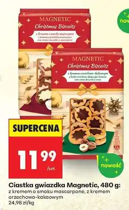 Biedronka Ciastka gwiazdka Magnetic, 480 g oferta