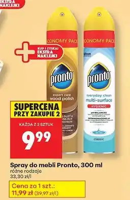 Biedronka Spray do mebli Pronto, 300 ml oferta
