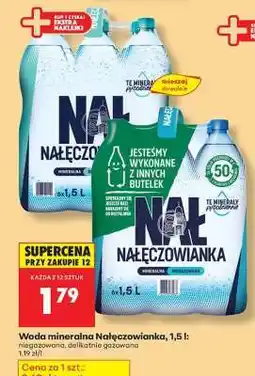 Biedronka Woda mineralna Nałęczowianka, 1,5 l oferta