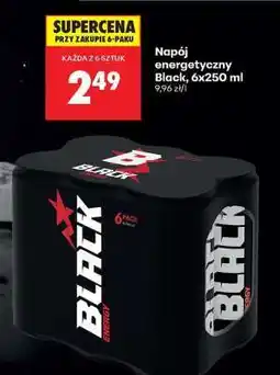 Biedronka Napój energetyczny Black , 6x250 ml oferta