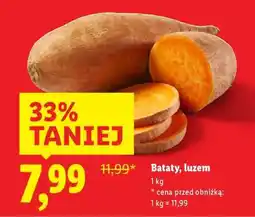 Lidl Bataty, luzem oferta