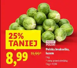 Lidl Polska brukselka, luzem oferta