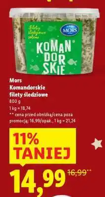 Lidl Mors Komandorskie filety śledziowe oferta