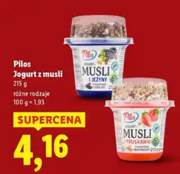 Lidl PILOS Jogurt z musli oferta
