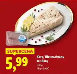 Lidl Karp, filet nacinany ze skórą oferta