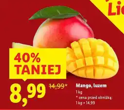 Lidl Mango, luzem oferta