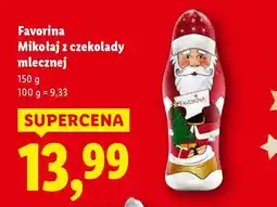 Lidl FAVORINA Mikołaj z czekolady mlecznej oferta