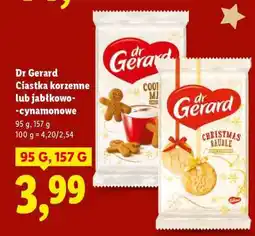 Lidl Dr Gerard Ciastka korzenne lub jabłkowo-cynamonowe oferta