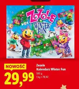 Lidl Zozole Kalendarz Winter Fun oferta