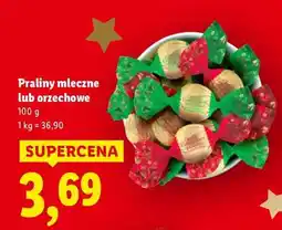 Lidl Praliny mleczne lub orzechowe oferta