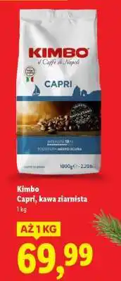 Lidl Kimbo Capri, kawa ziarnista oferta
