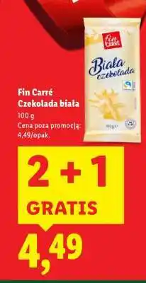 Lidl FIN CARRÉ Czekolada biała oferta