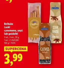 Lidl Belbake Laski cynamonu, anyż lub goździki oferta