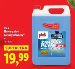 Lidl PLAK Zimowy płyn do spryskiwaczy oferta