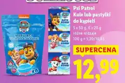 Lidl Psi Patrol Kule lub pastylki do kąpieli oferta