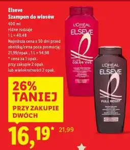 Lidl ELSEVE Szampon do włosów oferta