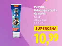 Lidl Psi Patrol Koloryzująca farbka do kąpieli oferta
