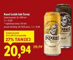 Lidl Kozel Ležák lub Černy oferta