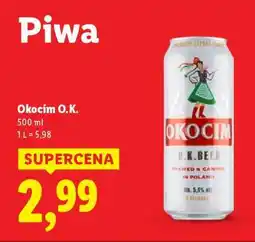 Lidl Okocim O.K oferta