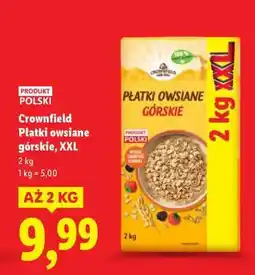 Lidl CROWNFIELD Płatki owsiane górskie, XXL oferta