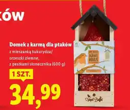 Lidl Domek z karmą dla ptaków oferta