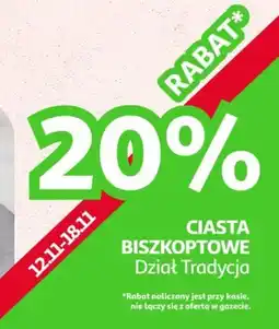 Auchan Ciasta biszkoptowe dział tradycja oferta