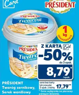 Kaufland PRÉSIDENT Twaróg sernikowy oferta