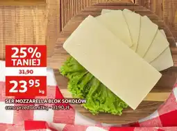 Auchan Ser mozzarella blok sokołów oferta