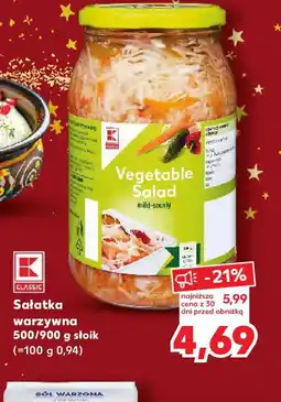 Kaufland Sałatka warzywna oferta