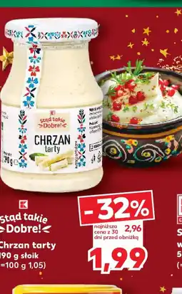 Kaufland Chrzan tarty oferta