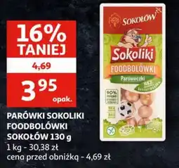 Auchan Parówki sokoliki foodbolówki sokołów oferta