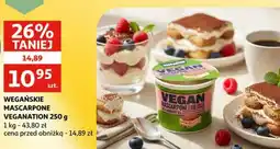 Auchan Wegańskie mascarpone veganation oferta