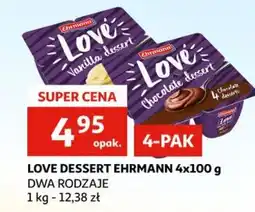 Auchan Love dessert ehrmann oferta