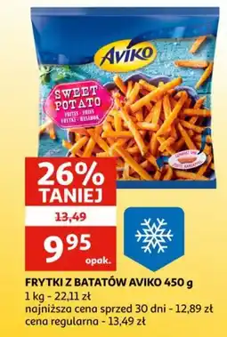 Auchan Frytki z batatów aviko oferta