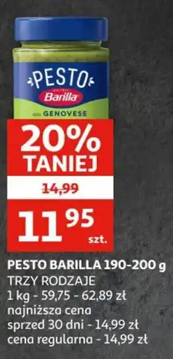 Auchan Pesto barilla oferta
