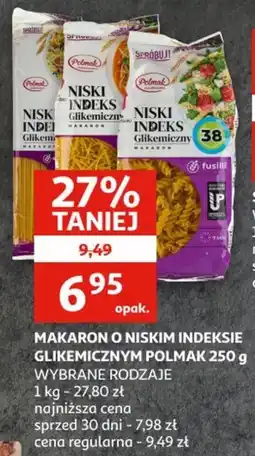 Auchan Makaron o niskim indeksie oferta