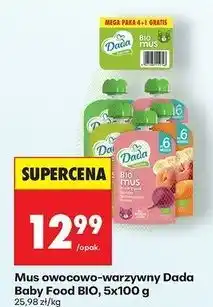 Biedronka Mus owocowy mix Dada Baby oferta