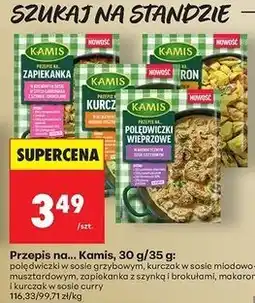 Biedronka Makaron z kurczakiem w kremowym sosie curry Kamis Przepis Na oferta