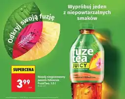 Biedronka Napój black ice tea peach hibiscus Fuzetea oferta