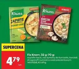 Biedronka Kurczak w sosie pieczarkowym Knorr Fix oferta